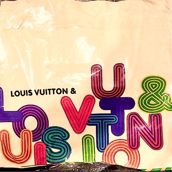 New AUTH LV Shenzhen Canvas Exhibition Tote Bag - Picture 8 of 8